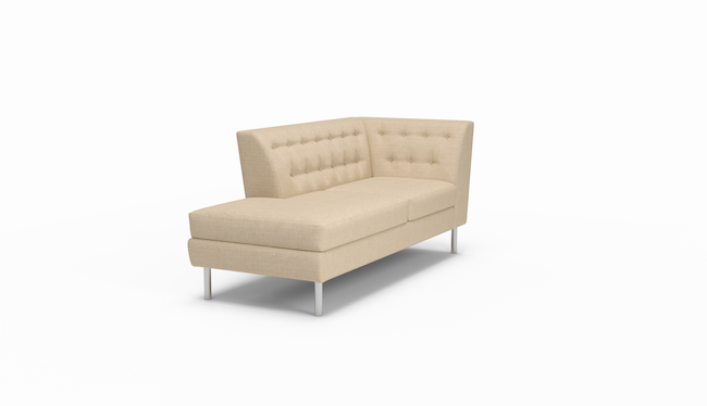 Le Jace | Eco Straw | Left Sofa Bumper | 80" | Latex | Eco-Friendly | STYLNN®️ - STYLNN®