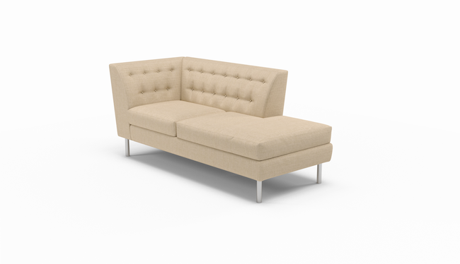 Le Jace | Eco Straw | Right Arm Chaise | 72" | Latex | Eco-Friendly | STYLNN®️ - STYLNN®