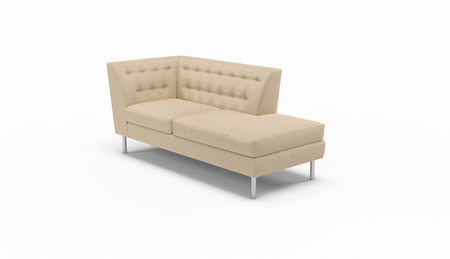 Le Jace | Eco Straw | Right Sofa Bumper | 80" | Latex | Eco-Friendly | STYLNN®️ - STYLNN®