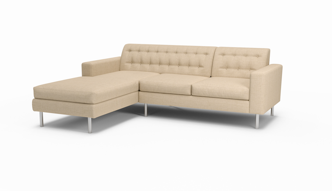 Le Jace | Eco Straw | Left Chaise Sectional | 72" x 102" | Latex | Eco-Friendly STYLNN®️ - STYLNN®