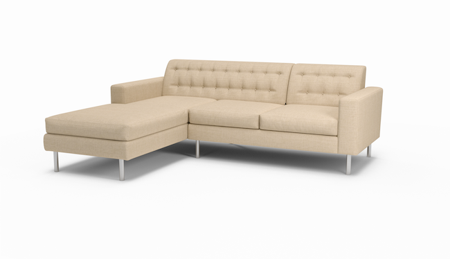 Le Jace | Eco Straw | Left Chaise Sectional | 72" x 102" | Latex | Eco-Friendly STYLNN®️