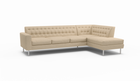 Le Jace | Eco Straw | Sectional Right Sofa Bumper | 124