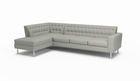 Le Jace | Leather | Sectional Left Sofa Bumper | 80