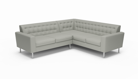 Le Jace | Leather | Sectional | 105" x 98" | CertiPUR-US Premium Foam | STYLNN®️