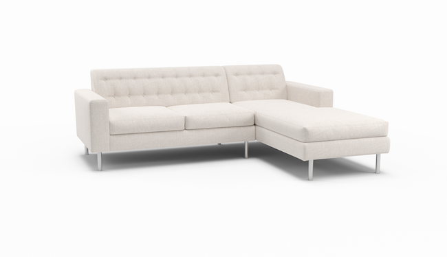 Le Jace | Right Arm Chaise Sectional | 102" x 72" | CertiPUR-US Premium Foam | STYLNN®️ - STYLNN®