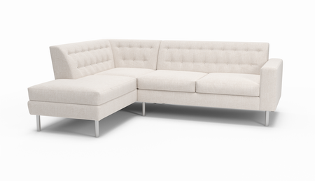 Le Jace | Rococo| Sectional Left Sofa Bumper | 80" x 94" | CertiPUR-US Premium Foam | STYLNN®️