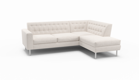 Le Jace | Rococo| Sectional Right Sofa Bumper | 94" x 80" | CertiPUR-US Premium Foam | STYLNN®️