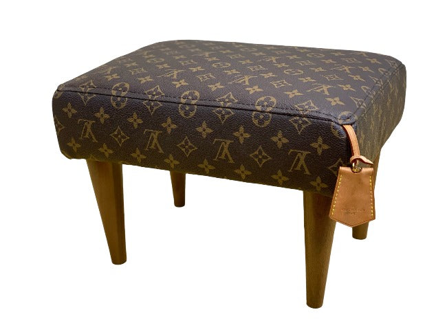 Custom STYLNN® Designer Purse Stool Made w/ Your Vintage Handbag  | STYLNN® - STYLNN®