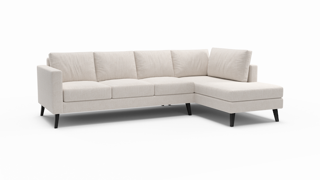 Wilfred | Sectional Right Bumper | 124" x 80" | CertiPUR-US Premium Foam | STYLNN®️ - STYLNN®