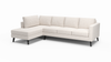 Wilfred | Sectional Right Left Bumper | 80" x 124" | CertiPUR-US Premium Foam | STYLNN®️ - STYLNN®