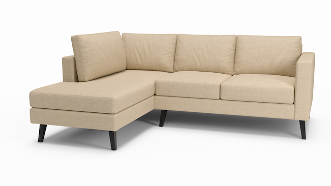 Wilfred | Sectional Left Sofa Bumper | 94" x 80" | Latex | Eco-Friendly | STYLNN®️ - STYLNN®