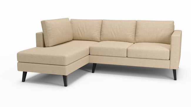 Wilfred | Sectional Left Sofa Bumper | 94" x 80" | Latex | Eco-Friendly | STYLNN®️ - STYLNN®