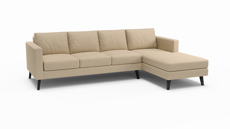Wilfred | Sectional Right Arm Chaise | 115" x 80" | Latex | Eco-Friendly | STYLNN®️ - STYLNN®