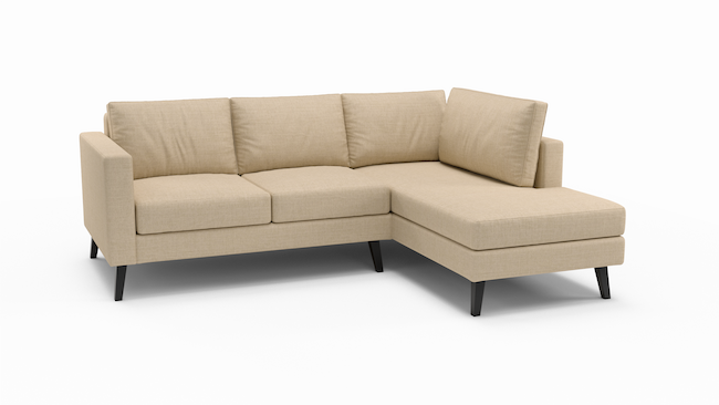 Wilfred | Sectional Right Sofa Bumper | 94" x 80" | Latex | Eco-Friendly | STYLNN®️ - STYLNN®