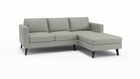 Wilfred | Leather | Sectional Right Arm Chaise | 102