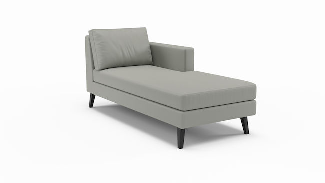 Wilfred | Leather | Right Chaise | 72" | CertiPUR-US Premium Foam | STYLNN®️