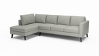 Wilfred | Leather | Sectional Left Sofa Bumper | 80