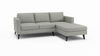 Wilfred | Leather | Sectional Right Chaise | 102" x 72" | CertiPUR-US Premium Foam | STYLNN®️ - STYLNN®