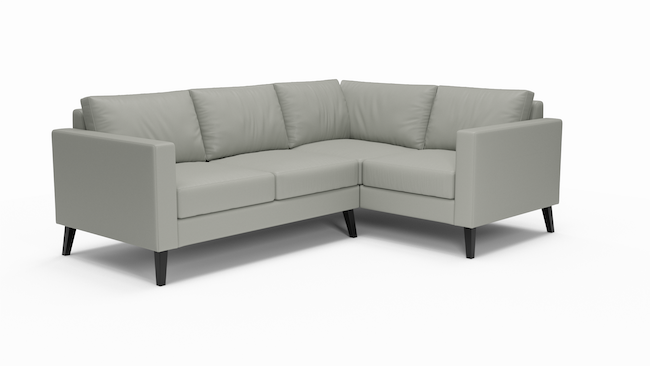Wilfred | Leather | Sectional | 105" x 74" | CertiPUR-US Premium Foam | STYLNN®️ - STYLNN®