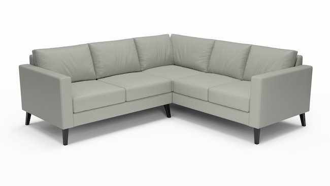Wilfred | Leather | Sectional | 105" x 105" | CertiPUR-US Premium Foam | STYLNN®️ - STYLNN®