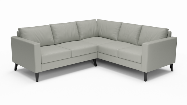 Wilfred | Leather | Sectional | 105" x 105" | CertiPUR-US Premium Foam | STYLNN®️