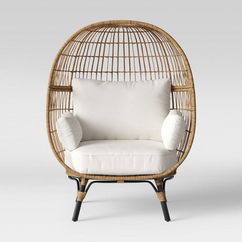 Opalhouse Egg Chair | Complete Cushion Set | Outdoor Fabric | STYLNN® - STYLNN®